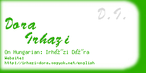 dora irhazi business card